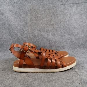 Wonder Nation Shoes Kids 2 Sandals Strappy Casual Open Toe Boho Brown Girls